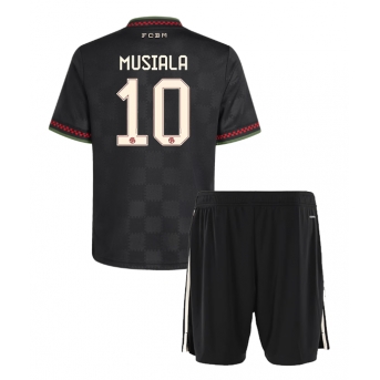Billige Fotballdrakt Bayern Munich Jamal Musiala #10 Replika Tredjedraktsett Barn 2025-26 Kortermet (med bukser)